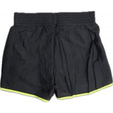 SHORTS TRINYS COM FORRO- PRETO/VERDE